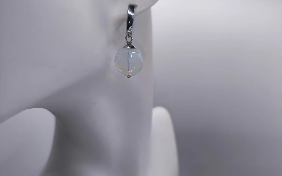 Серьги из лунного камня ар-2