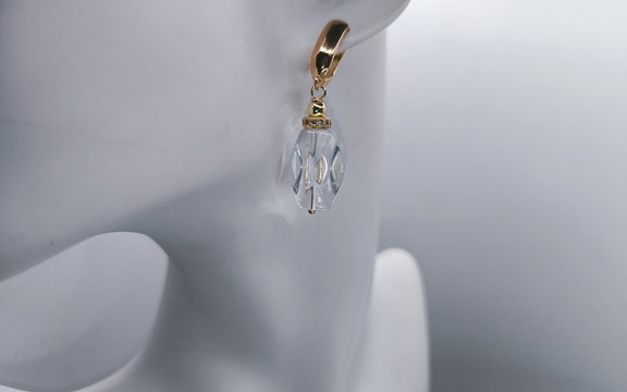Серьги из горного хрусталя