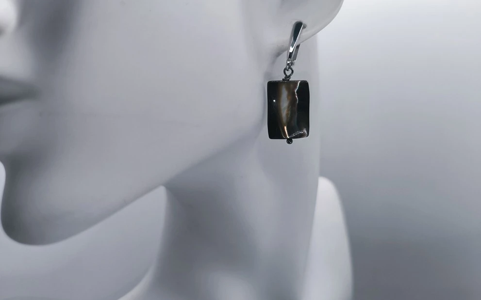 Серьги из перламутра ар-6
