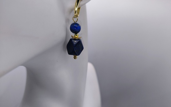 Серьги из лазурита ар-2