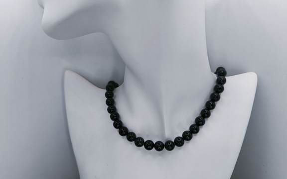 Бусы из обсидиана ар-2