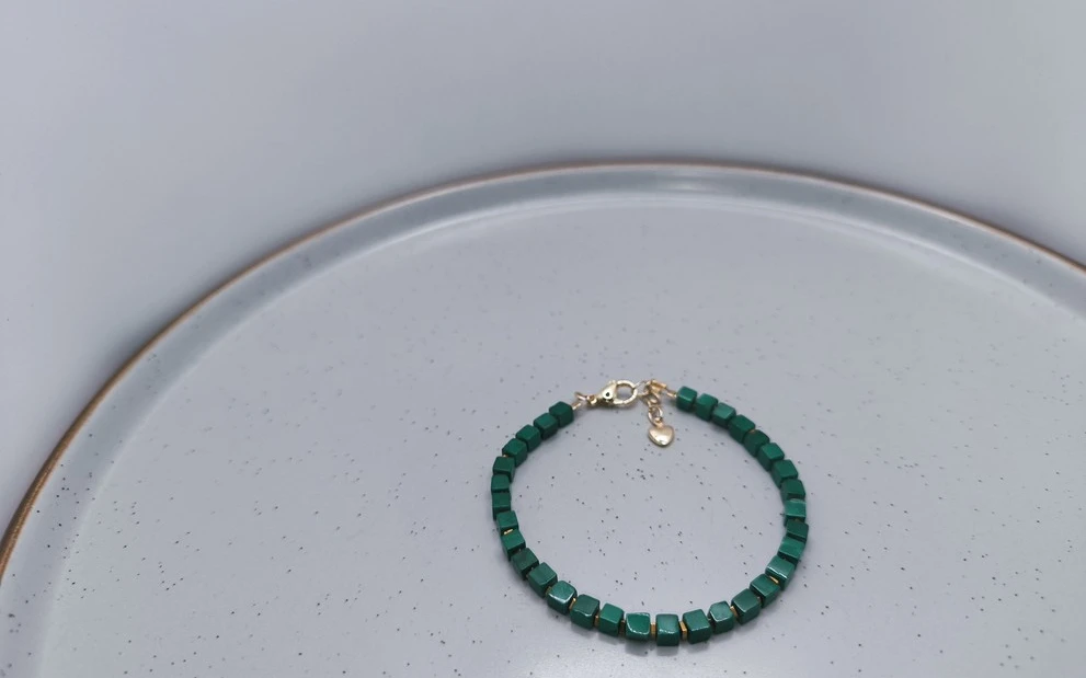 Браслет из малахита ар-4