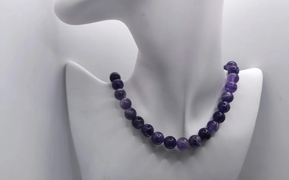 Бусы из аметиста ар-9