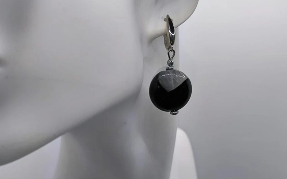 Серьги из агата ар-1