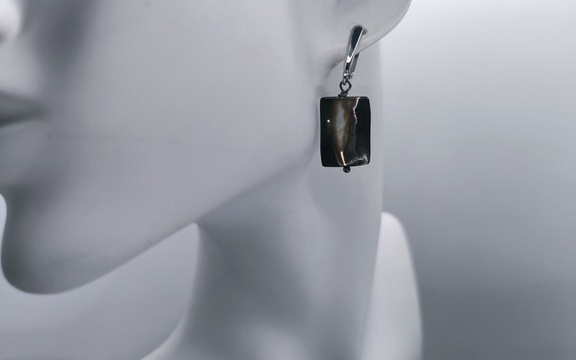 Серьги из перламутра ар-6