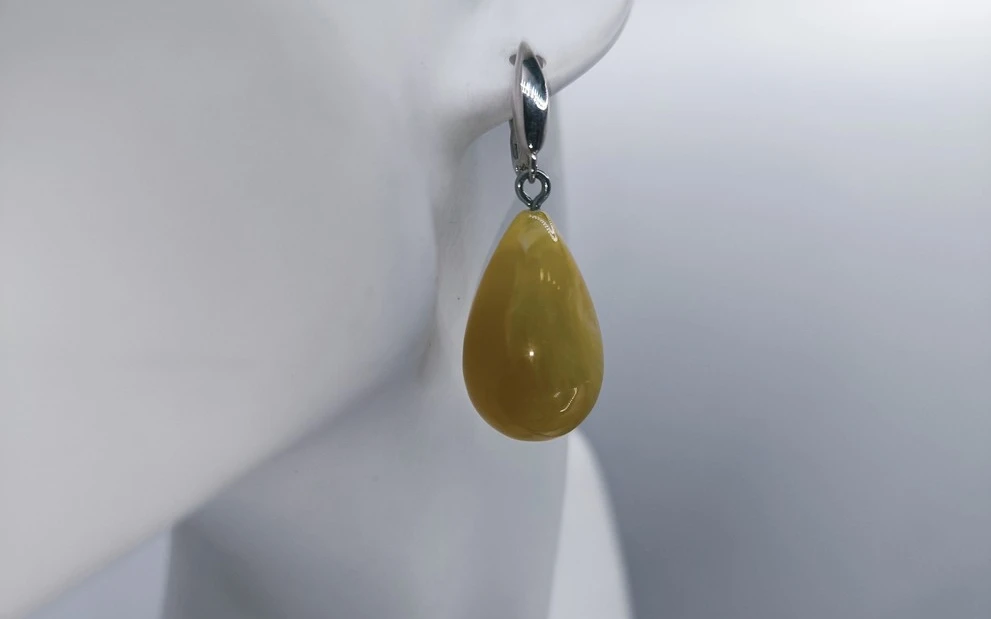 Серьги из янтаря ар-3