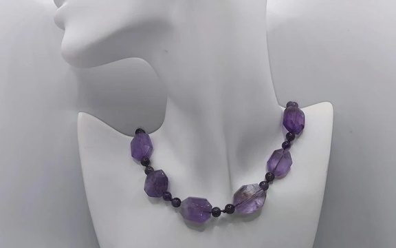 Бусы из аметиста ар-5