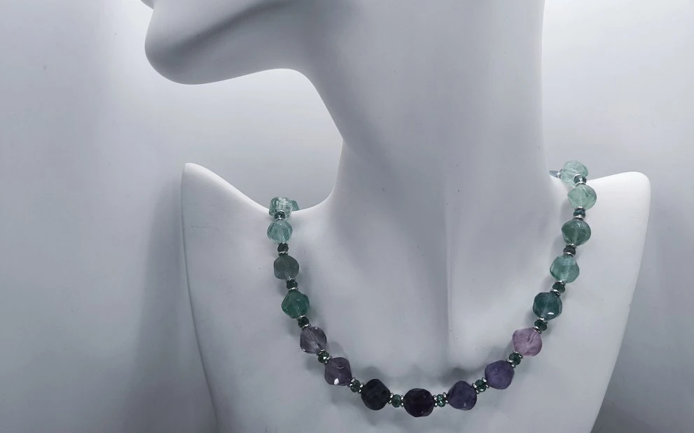 Бусы из флюорита ар-3