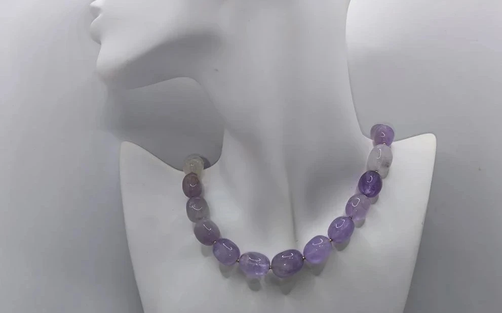 Бусы из аметиста ар-3