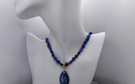 Бусы из кианита ар-6