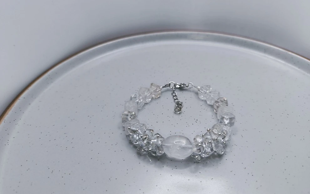 Браслет из горного хрусталя