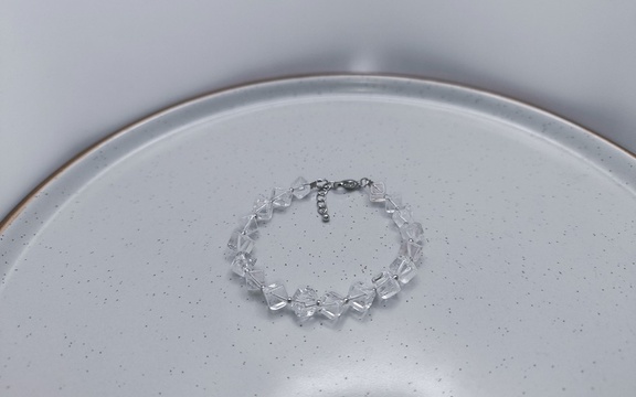 Браслет из горного хрусталя ар-4