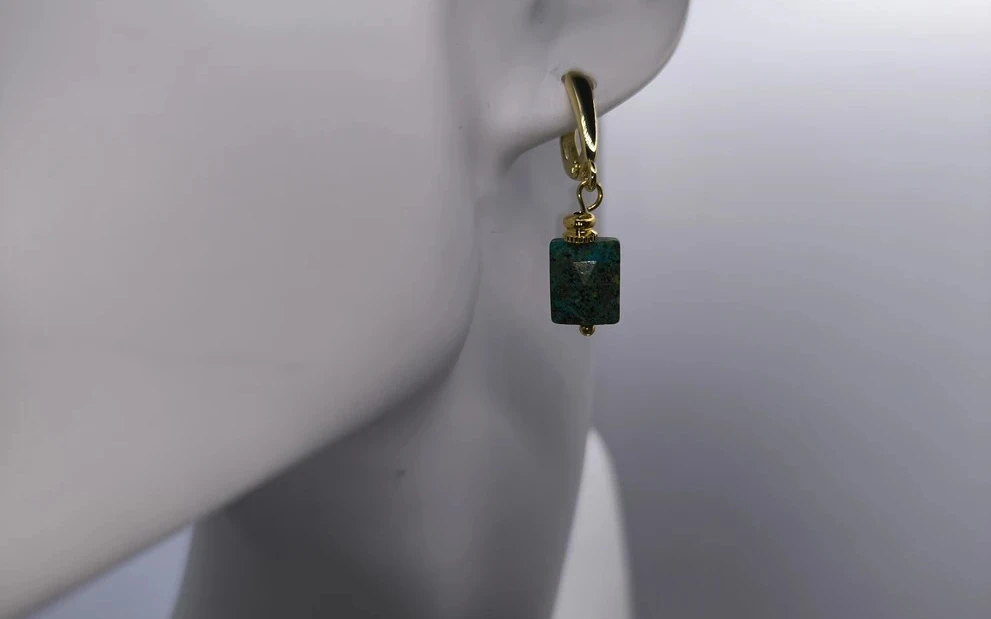 Серьги из бирюзы   ар-2