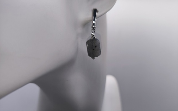 Серьги из лабрадора ар-3