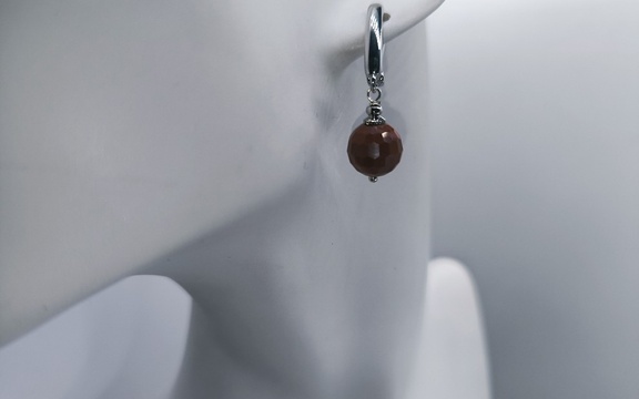 Серьги из яшмы ар-6