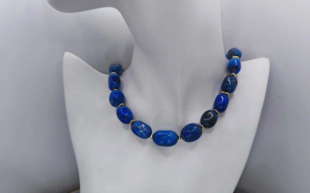 Бусы из лазурита ар-6