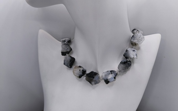 Бусы из лунного камня ар-5