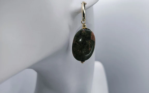 Серьги из яшмы ар-3