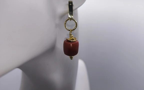 Серьги из коралла ар-3