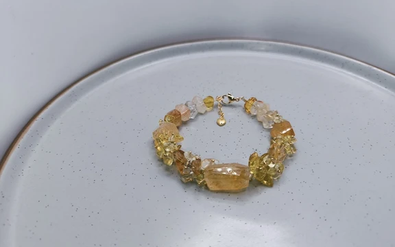 Браслет из цитрина