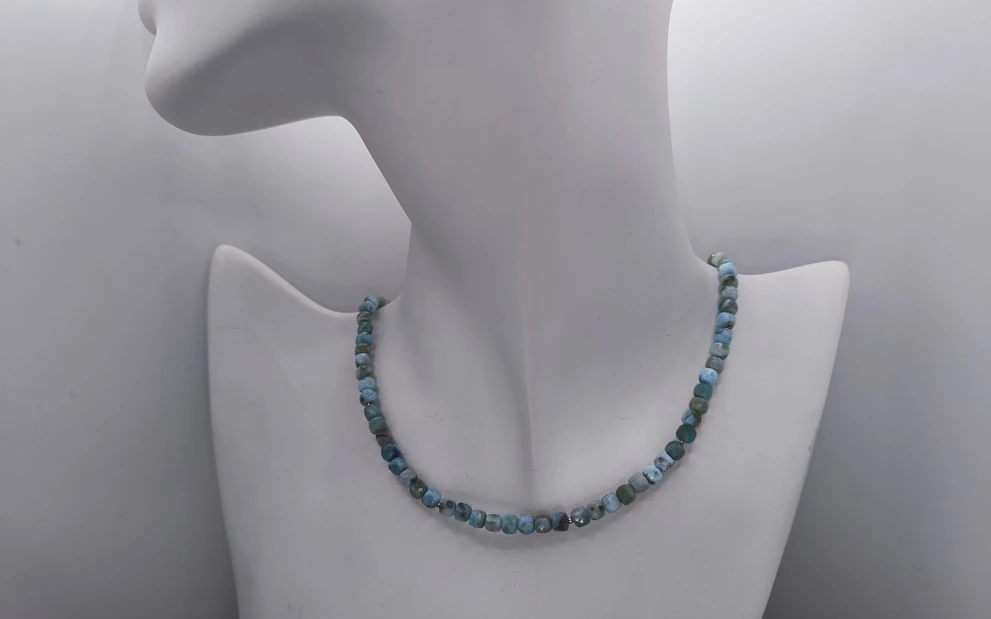 Бусы из ларимара ар-3