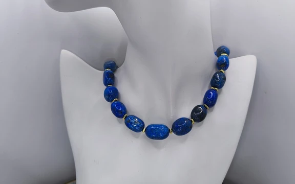 Бусы из лазурита ар-6