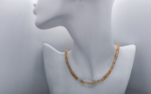 Бусы из цитрина