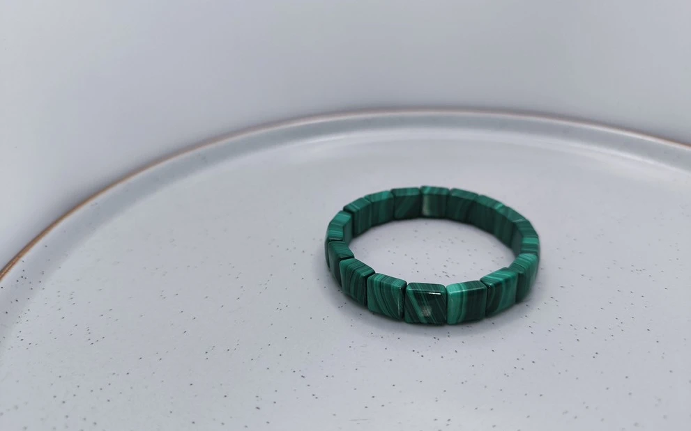 Браслет из малахита ар-7