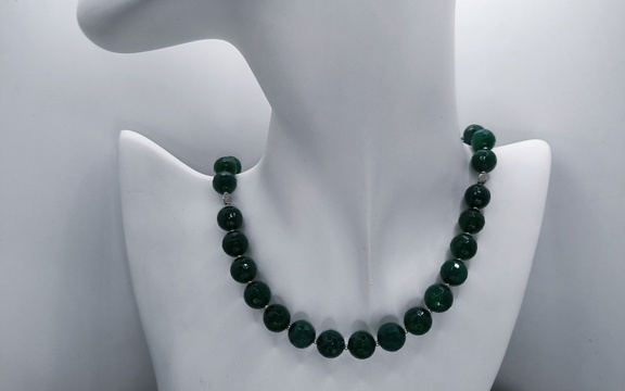 Бусы из хризопраза ар-3