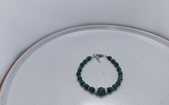 Браслет из малахита ар-6