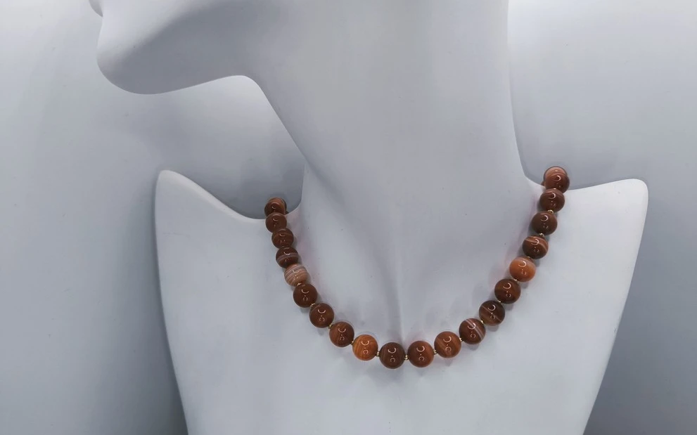 Бусы из сердолика ар-7