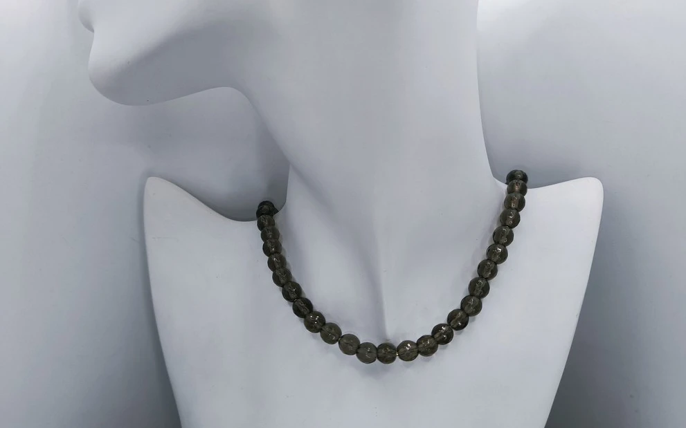 Бусы из раухтопаза ар-2