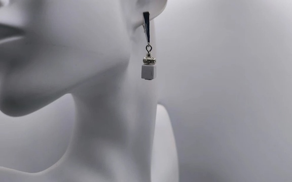 Серьги с кахолонгом ар-3