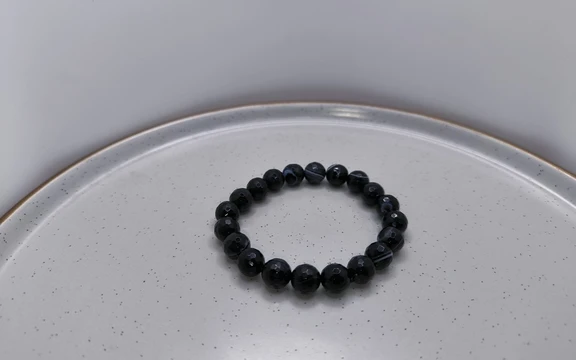 Мужской браслет из агата