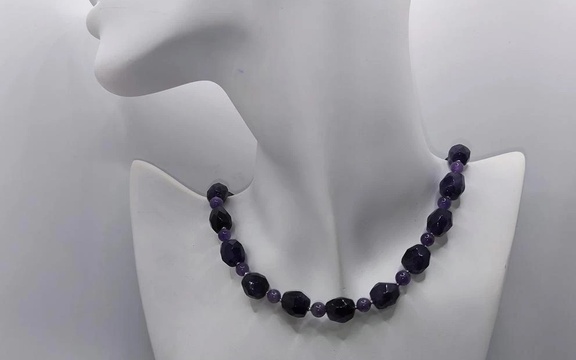 Бусы из аметиста ар-6