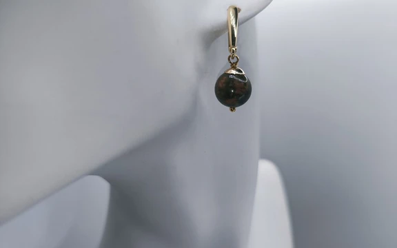 Серьги из яшмы ар-5