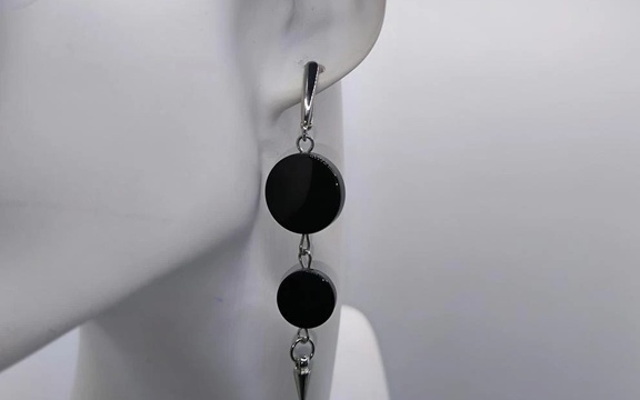 Серьги из агата ар-4