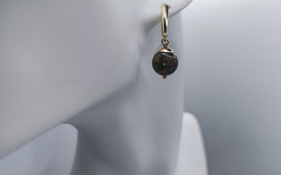 Серьги из яшмы ар-5