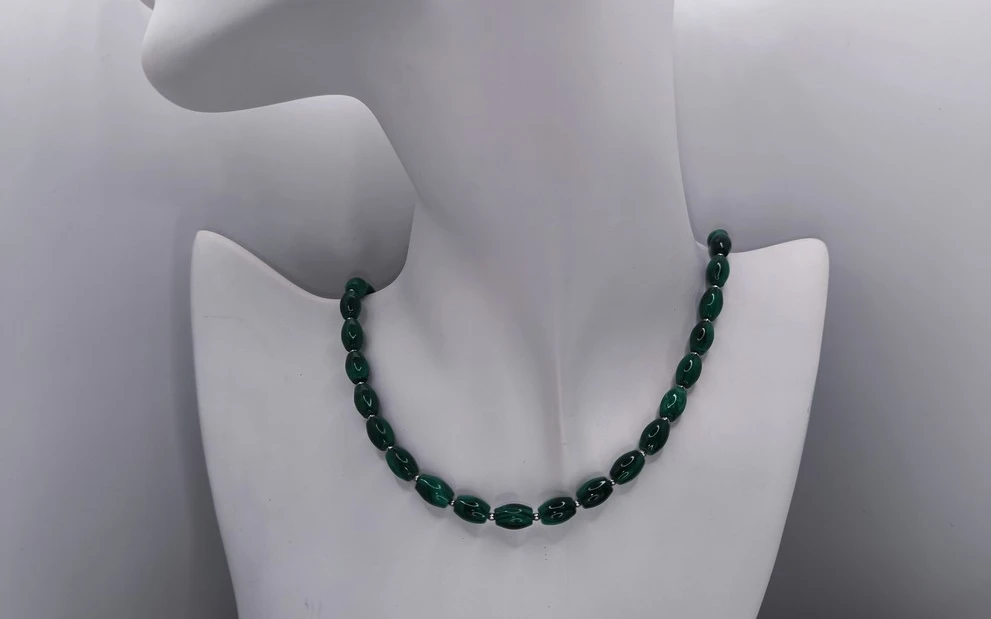 Бусы из малахита ар-3