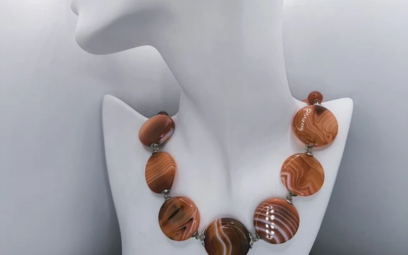 Бусы из сердолика ар-2