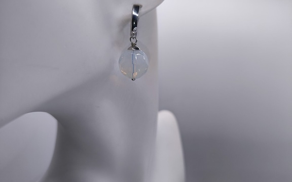 Серьги из лунного камня ар-2