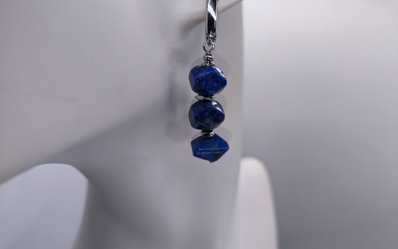 Серьги из лазурита ар-3