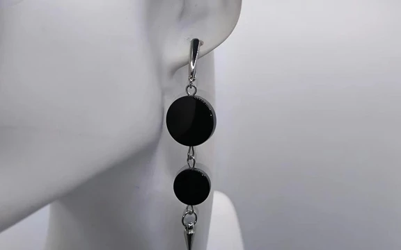 Серьги из агата ар-4