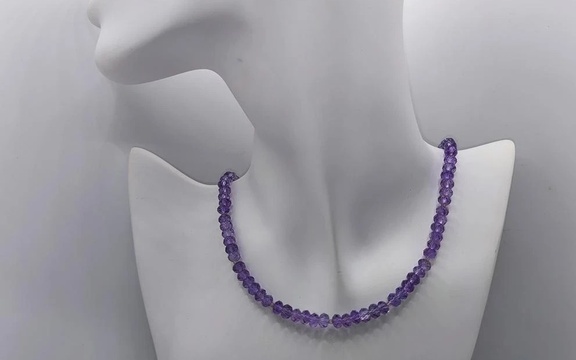 Бусы из аметиста ар-7