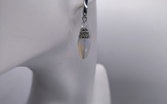 Серьги из лунного камня ар-3