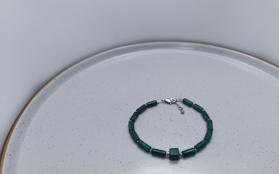 Браслет из малахита ар-3