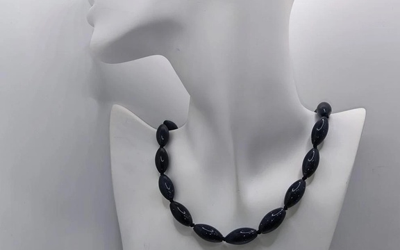 Бусы из синего авантюрина ар-19