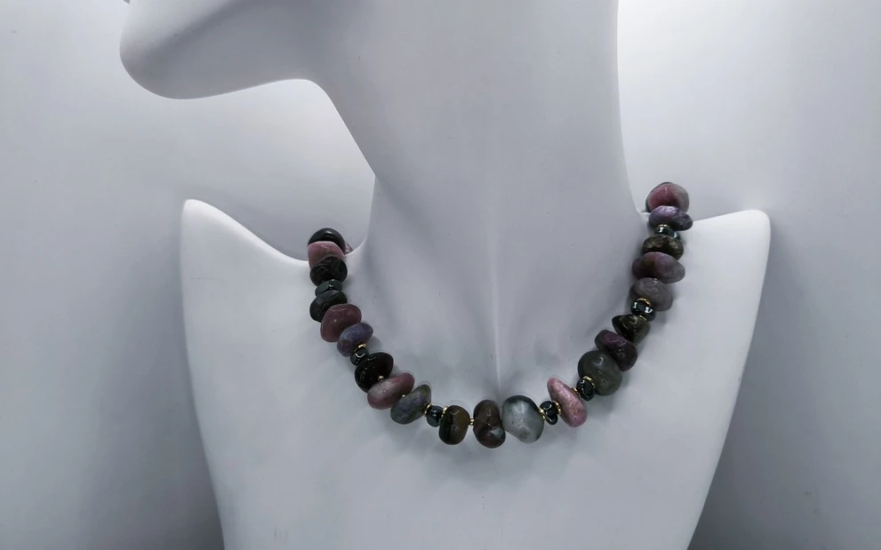 Бусы из турмалина ар-6