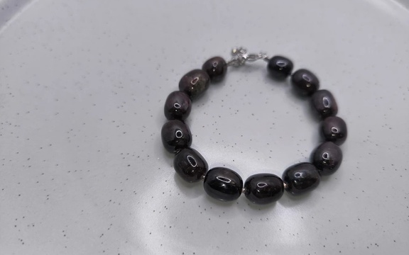 Браслет из граната ар-2